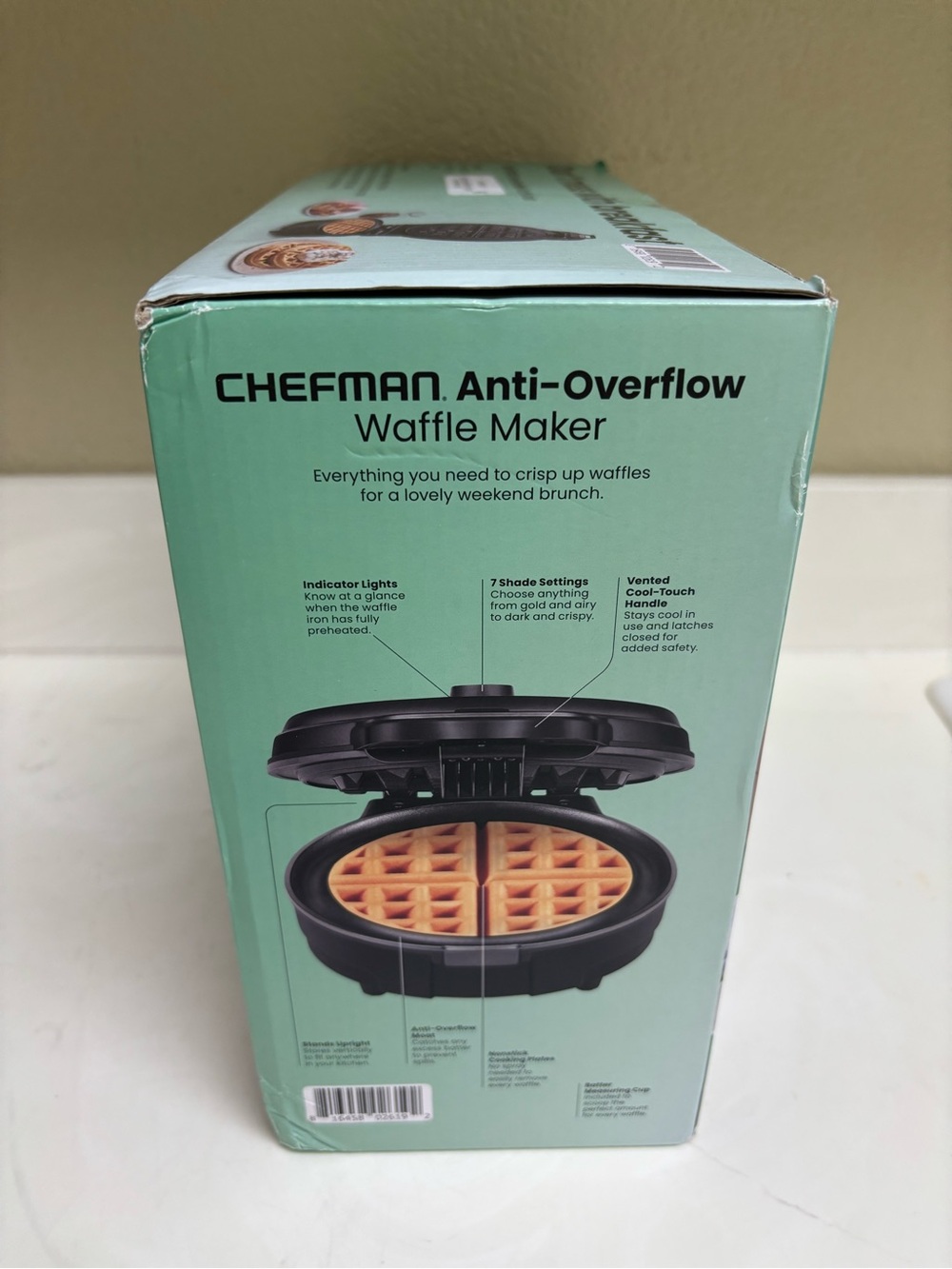 Chefman Anti-Overflow Waffle Maker - Picture 9 of 9